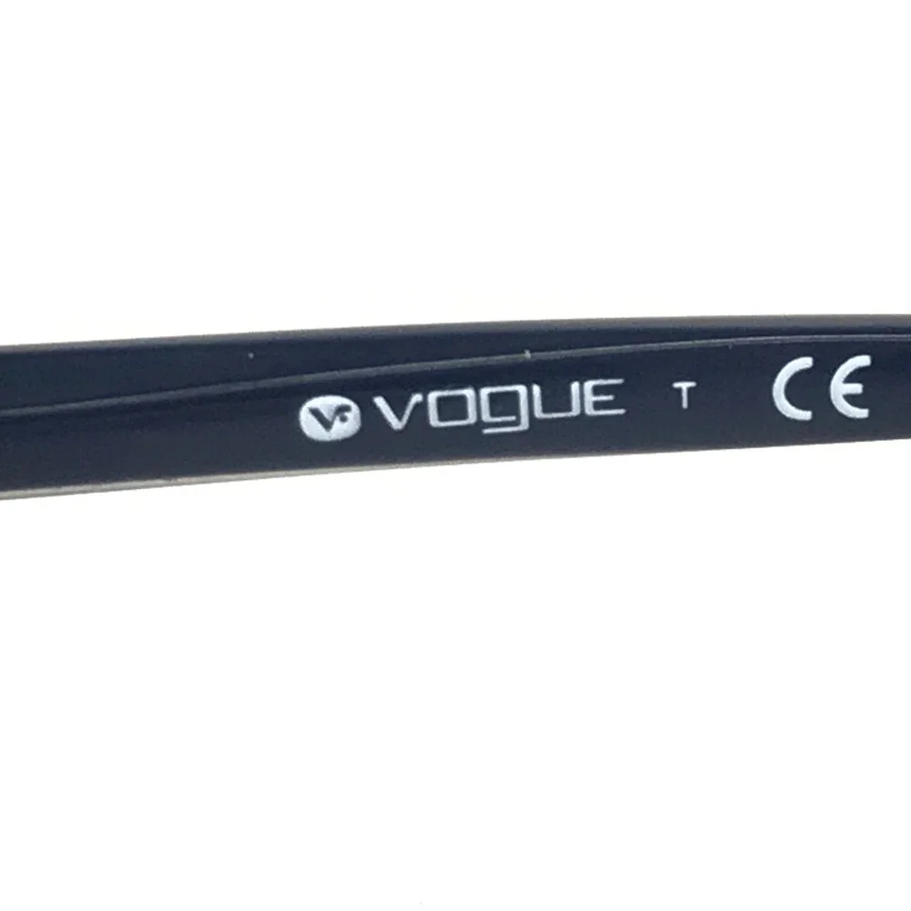 Vogue Eyeglasses Frames VO4073-B 5051 Blue Silver Cat Eye Full Rim 51-17-135